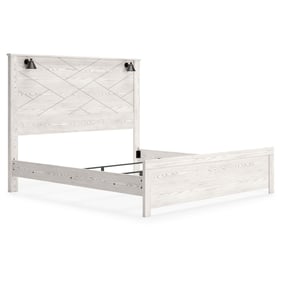 Ashley Furniture Gerridan White King Panel Bed With Light