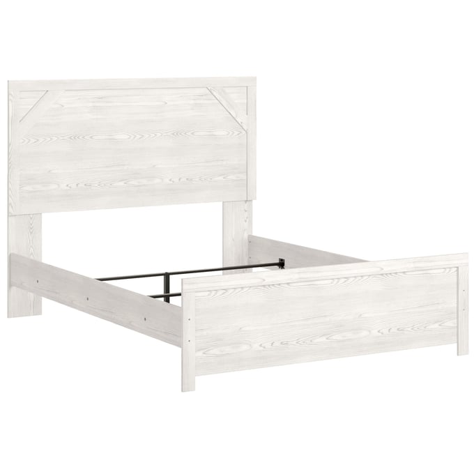 Ashley Furniture Gerridan White Gray Queen Panel Bed B1190B2