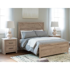 Ashley Furniture Senniberg Light Brown 4pc Bedroom Set With Full Panel Bed