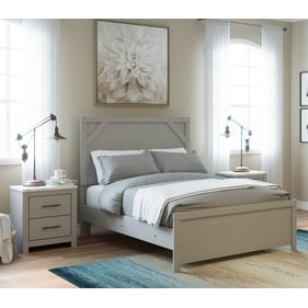 Ashley Furniture Cottonburg Light Gray 4pc Bedroom Set With Full Panel Bed