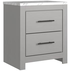 Ashley Furniture Cottonburg Light Gray White Two Drawer Night Stand