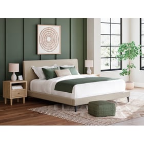 Ashley Furniture Cielden Gray 2pc Bedroom Set With King Upholstered Bed