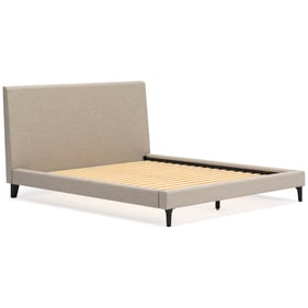 Ashley Furniture Cielden Gray Cal King Upholstered Bed With Roll Slats