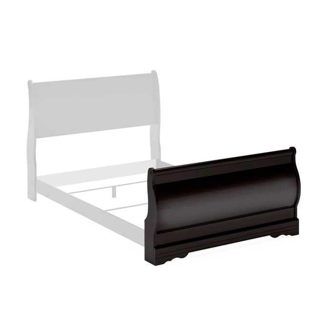 Ashley Furniture Huey Vineyard Black Full Sleigh Footboard B128-84