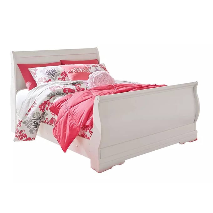 Ashley Furniture Anarasia White Full Sleigh Bed B129B2