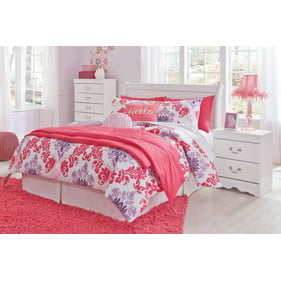 Ashley Furniture Anarasia White 2pc Bedroom Set With Full Headboard