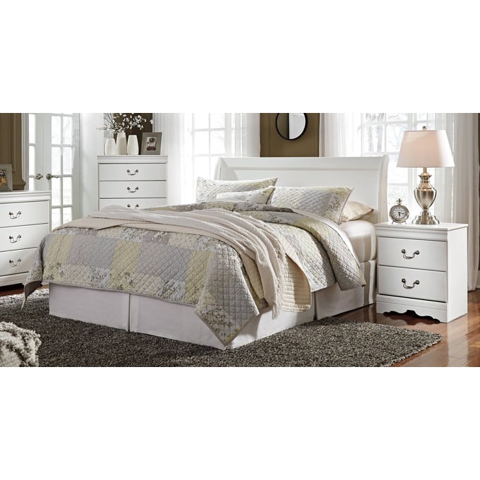 Ashley Furniture Anarasia White 2pc Bedroom Set With Queen Headboard B129-BR-S3