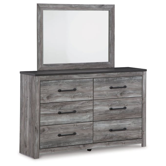 Ashley Furniture Bronyan Dark Gray Dresser And Mirror B1290B1