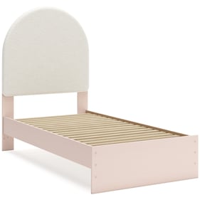 Ashley Furniture Wistenpine Blush Twin Upholstered Panel Bed