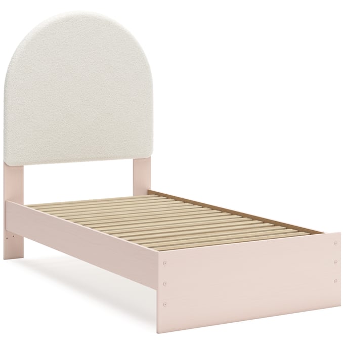 Ashley Furniture Wistenpine Blush Twin Upholstered Panel Bed B1323B8