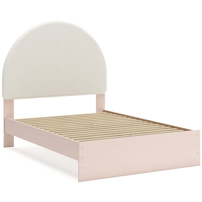 Ashley Furniture Wistenpine Blush Full Upholstered Panel Bed B1323B9