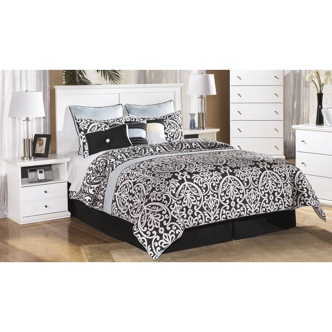 Ashley Furniture Bostwick Shoals White 2pc Bedroom Set with Queen Full Headboard B139-S4