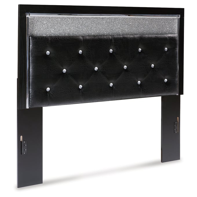 Ashley Furniture Kaydell Black Queen Upholstered Panel Headboard B1420-157