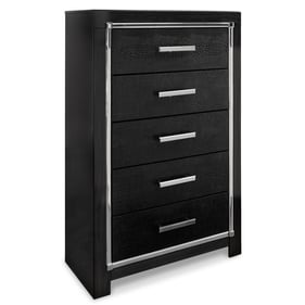 Ashley Furniture Kaydell Black Five Drawer Chest