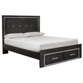 Queen Panel Bed with Storage