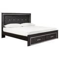 King Panel Bed with Storage