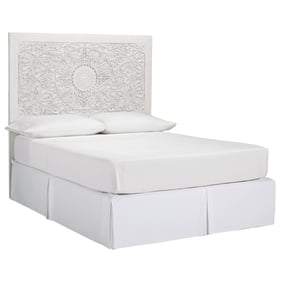 Ashley Furniture Paxberry Whitewash Full Headboard With Bed Frame