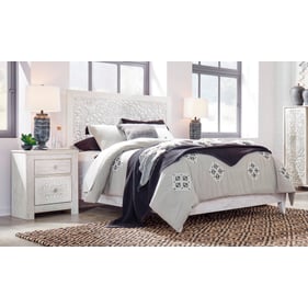 Ashley Furniture Paxberry Whitewash 2pc Bedroom Set With King Headboard