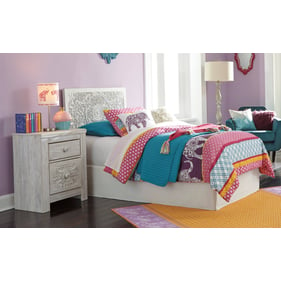 Ashley Furniture Paxberry Whitewash 2pc Kids Bedroom Set With Twin Headboar...