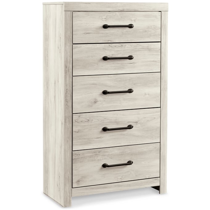 Ashley Furniture Cambeck Whitewash Five Drawers Chest B192-46