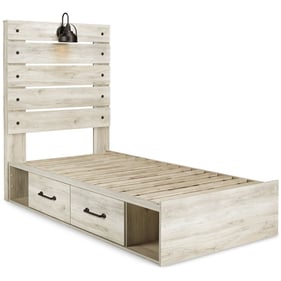 Ashley Furniture Cambeck Whitewash Twin Under Storage Bed