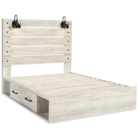 Ashley Furniture Cambeck Whitewash Queen Side Storage Bed