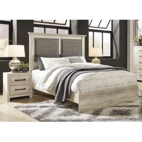 Ashley Furniture Cambeck Whitewash 2pc Bedroom Set With Queen Upholstered B...