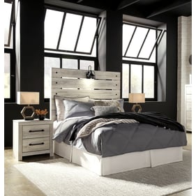 Ashley Furniture Cambeck Whitewash 2pc Bedroom Set With Full Headboard And ...