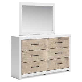 Ashley Furniture Charbitt Two Tone Dresser And Mirror