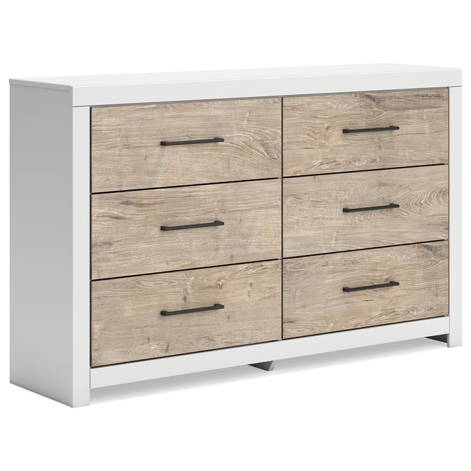 Ashley Furniture Charbitt Two Tone Six Drawer Dresser B2035-31