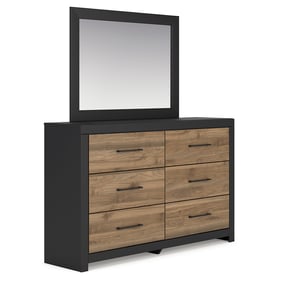 Ashley Furniture Vertani Black Dresser And Mirror