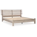 King Slat Panel Bed