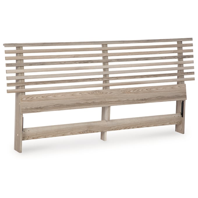 Ashley Furniture Hasbrick Tan King Slat Headboard B2075-158