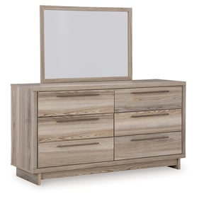 Ashley Furniture Hasbrick Tan Dresser And Mirror