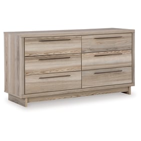 Ashley Furniture Hasbrick Tan Six Drawer Dresser