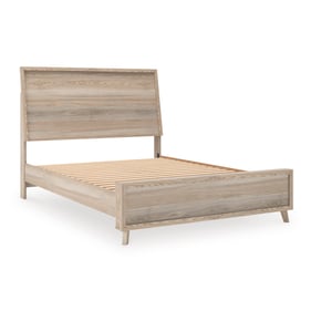 Ashley Furniture Hasbrick Tan Queen Panel Bed