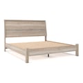 King Panel Platform Bed