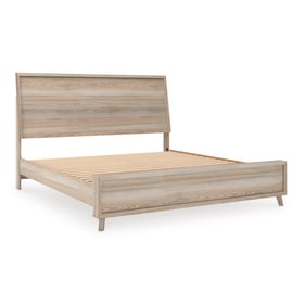 Ashley Furniture Hasbrick Tan King Panel Bed