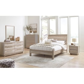 Ashley Furniture Hasbrick Tan 4pc Bedroom Set With Queen Platform Bed