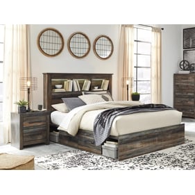 Ashley Furniture Drystan 2pc Bedroom Set With Queen Bookcase And 2 Drawers ...