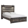 Drystan Queen Panel Bed with 2 Storage Drawers