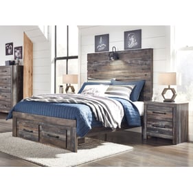 Ashley Furniture Drystan 2pc Bedroom Set With Full Footboard Storage Bed