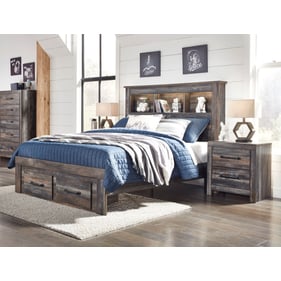 Ashley Furniture Drystan 2pc Bedroom Set With Full Bookcase Storage Bed