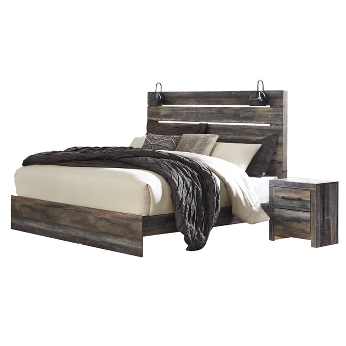 Ashley Furniture Drystan 2pc Bedroom Set With King Bed B211-BR-S4