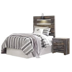 Ashley Furniture Drystan 2pc Kids Bedroom Set With Twin Headboard