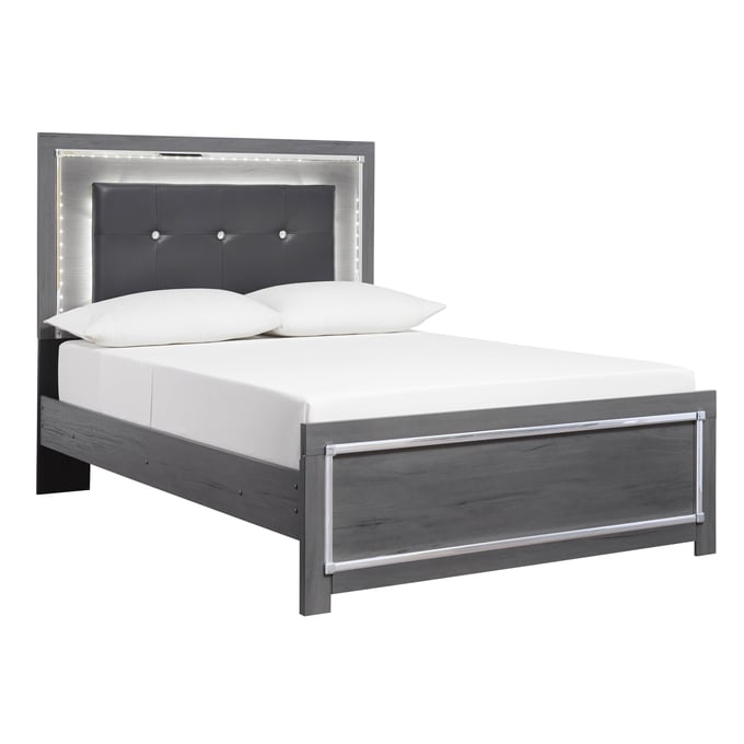 Ashley Furniture Lodanna Gray Full Panel Bed B214B4