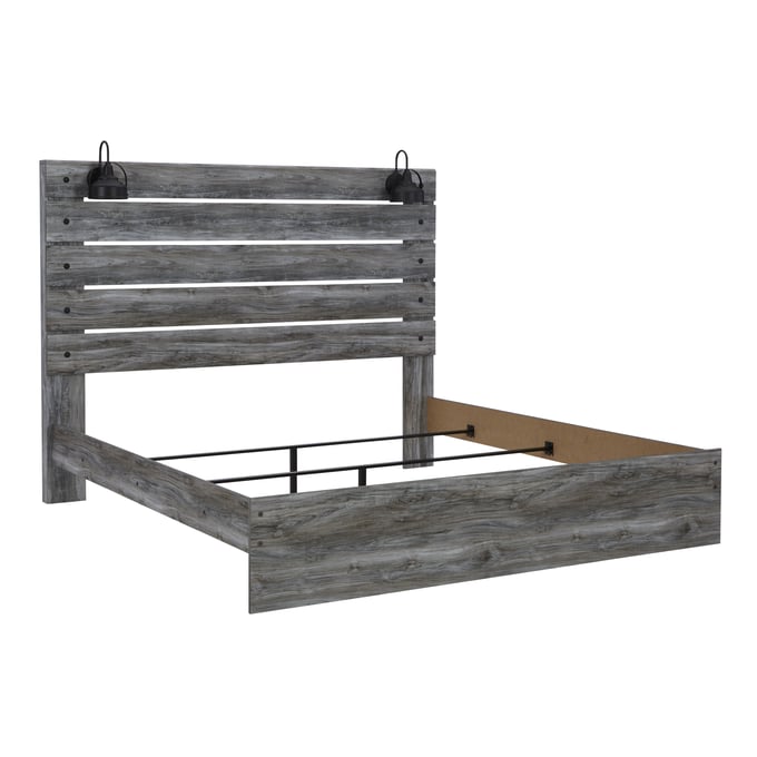 Ashley Furniture Baystorm Gray Wood King Panel Bed B221B33