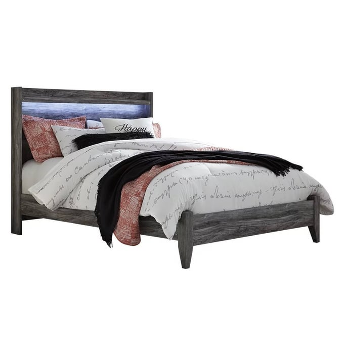 Ashley Furniture Baystorm Gray Queen Panel Bed B221B2