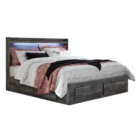 Ashley Furniture Baystorm Gray King Under Storage Drawer Bed