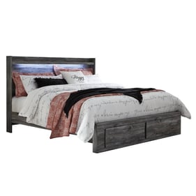 Ashley Furniture Baystorm Gray King Storage Bed